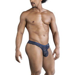 CandyMan Slip Dentelle Elynos Bleu marine